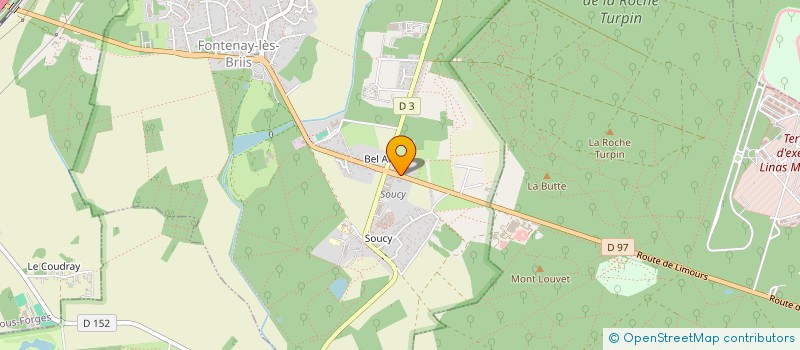 localisation de l'entreprise MADAME BRIGITTE BEZARD  FONTENAY-LES-BRIIS