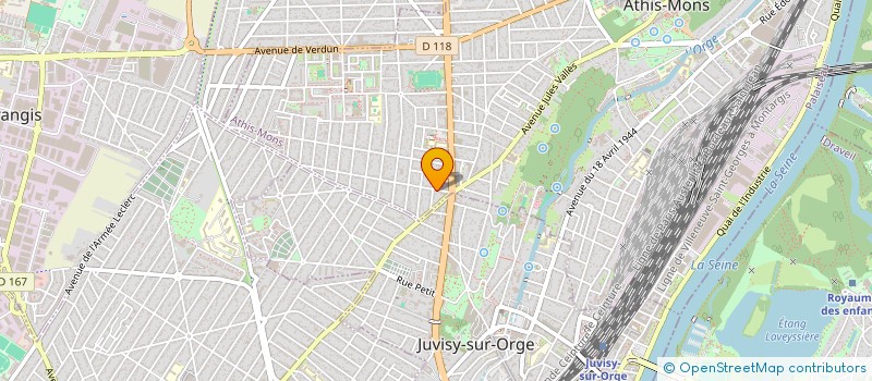 localisation de l'entreprise MADAME BRIGITTE BIGOT  ATHIS-MONS