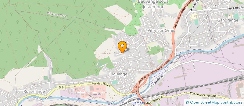 localisation de l'entreprise MADAME BRIGITTE BIGOTTE  CLOUANGE