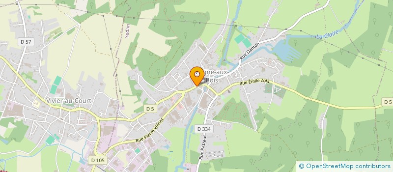 localisation de l'entreprise MADAME BRIGITTE BISCAUT  VRIGNE AUX BOIS