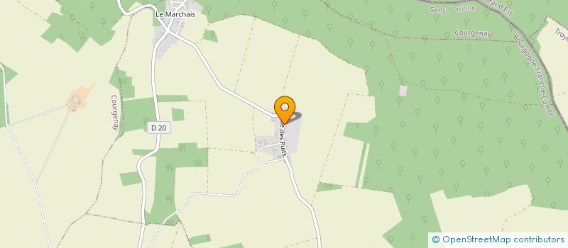 localisation de l'entreprise MADAME BRIGITTE BODARD  BAGNEAUX