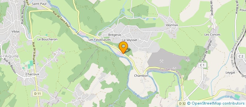 localisation de l'entreprise MADAME BRIGITTE BOISSEAUX à CONDAT-SUR-VIENNE
