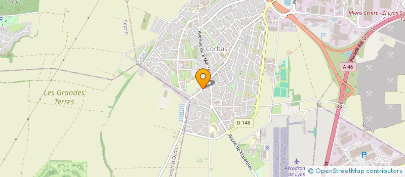 localisation de l'entreprise MADAME BRIGITTE BONNARD à CORBAS