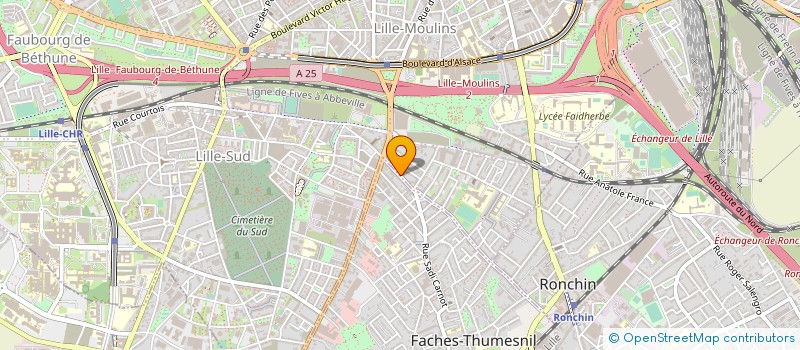 localisation de l'entreprise MADAME BRIGITTE BONNET à LILLE