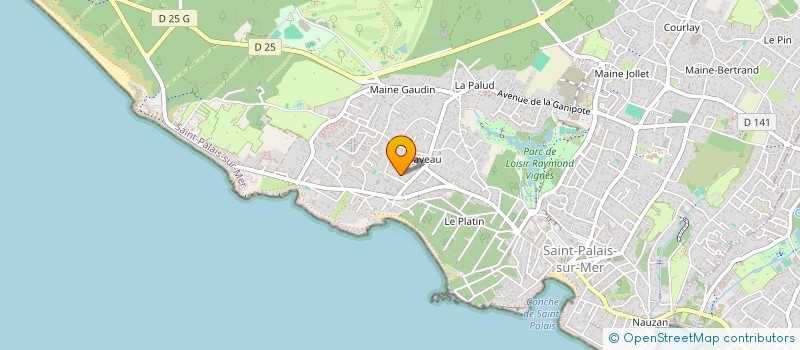 localisation de l'entreprise MADAME BRIGITTE BONNET  SAINT-PALAIS-SUR-MER