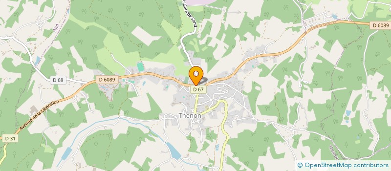 localisation de l'entreprise MADAME BRIGITTE BONNET  THENON