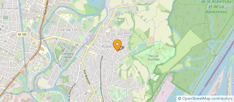 localisation de l'entreprise MADAME BRIGITTE BONNIN  STRASBOURG