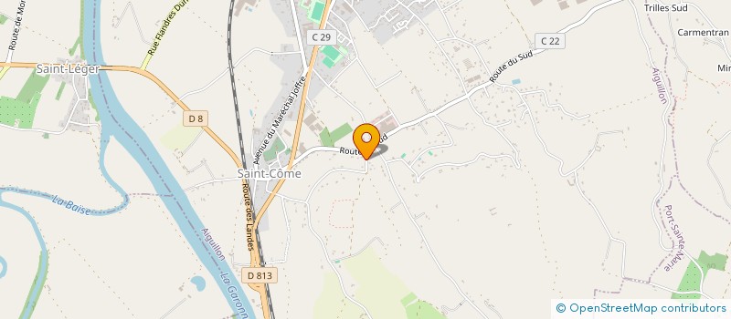 localisation de l'entreprise MADAME BRIGITTE BOUCHE  AIGUILLON