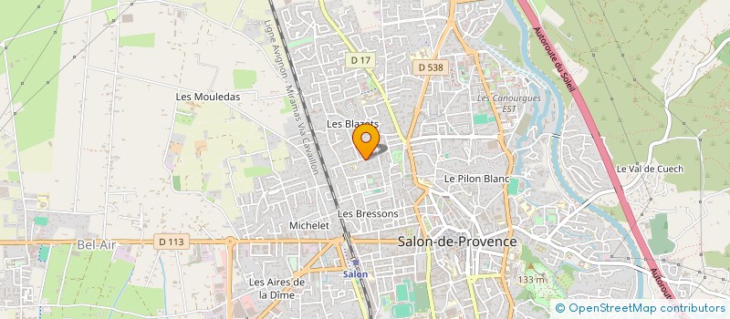 localisation de l'entreprise MADAME BRIGITTE BOUCHET à SALON-DE-PROVENCE