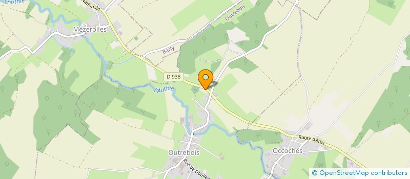 localisation de l'entreprise MADAME BRIGITTE BOUDOUX D'HAUTEFEUILLE  OUTREBOIS