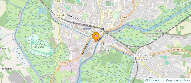 localisation de l'entreprise MADAME BRIGITTE BOUGAUD  REDON