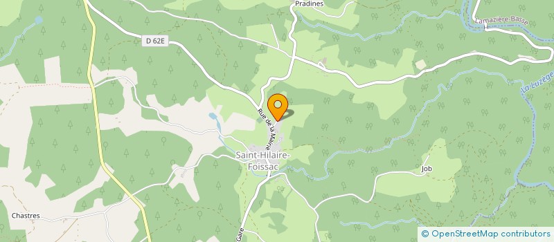 localisation de l'entreprise MADAME BRIGITTE BOULADOU  SAINT-HILAIRE-FOISSAC