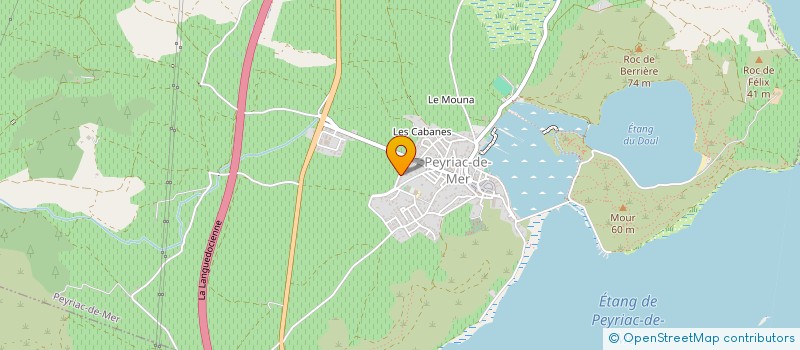 localisation de l'entreprise MADAME BRIGITTE BOULAT  PEYRIAC-DE-MER