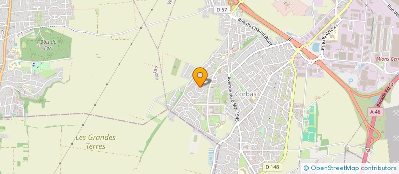 localisation de l'entreprise MADAME BRIGITTE BOULNOIS à CORBAS