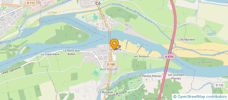 localisation de l'entreprise MADAME BRIGITTE BOUQUIN à LES PONTS-DE-CE
