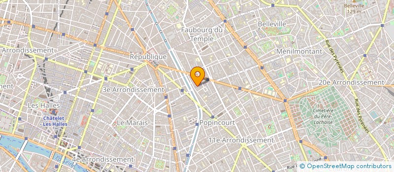 localisation de l'entreprise MADAME BRIGITTE BOURGEOIS  PARIS