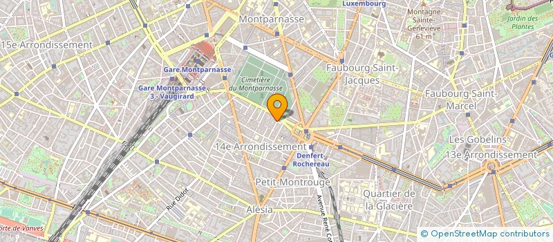 localisation de l'entreprise MADAME BRIGITTE BOURGES  PARIS