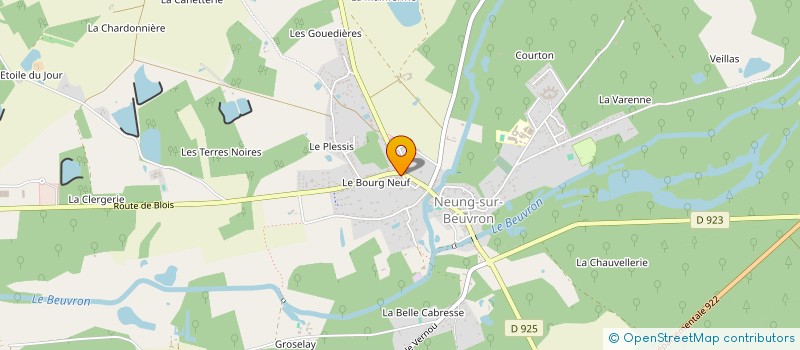 localisation de l'entreprise MADAME BRIGITTE BOURGOIN-BOUTIN  NEUNG-SUR-BEUVRON