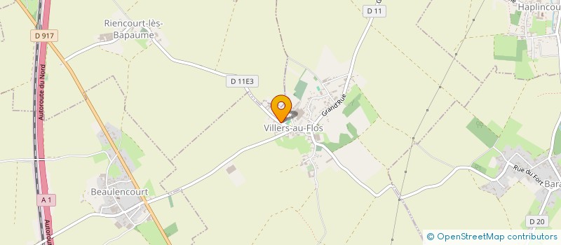 localisation de l'entreprise MADAME BRIGITTE BOURSIN  VILLERS-AU-FLOS