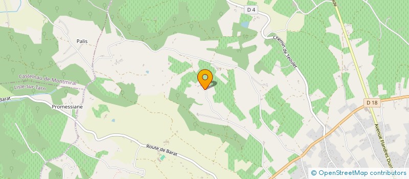 localisation de l'entreprise MADAME BRIGITTE BOUSSAT à GAILLAC