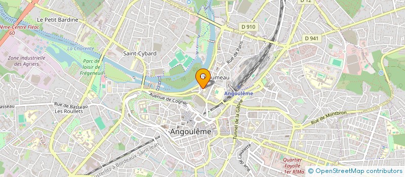 localisation de l'entreprise MADAME BRIGITTE BOUTRAIS à ANGOULEME
