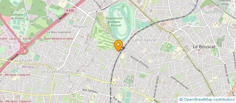 localisation de l'entreprise MADAME BRIGITTE BRANEYRE  BORDEAUX