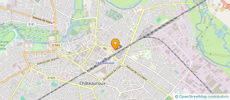localisation de l'entreprise MADAME BRIGITTE BREUIL à CHATEAUROUX