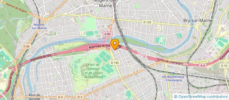 localisation de l'entreprise MADAME BRIGITTE BRUN à CHAMPIGNY-SUR-MARNE