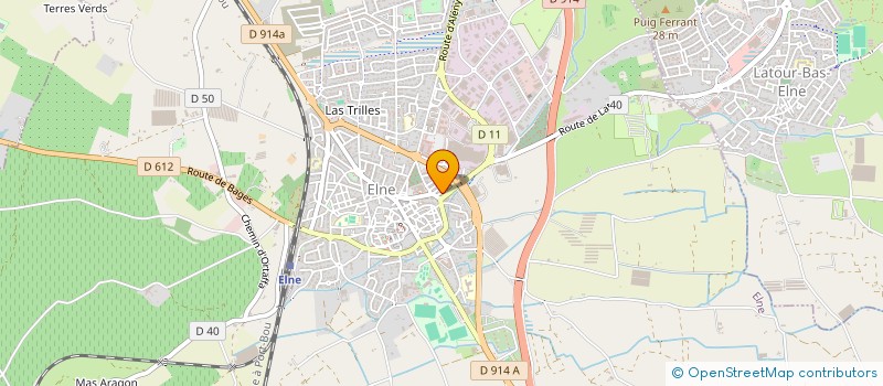 localisation de l'entreprise MADAME BRIGITTE BRUNET  ELNE