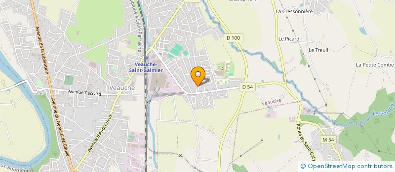 localisation de l'entreprise MADAME BRIGITTE BRUNON  VEAUCHE