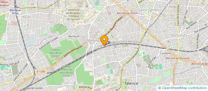 localisation de l'entreprise MADAME BRIGITTE BUFFET  LACANAU