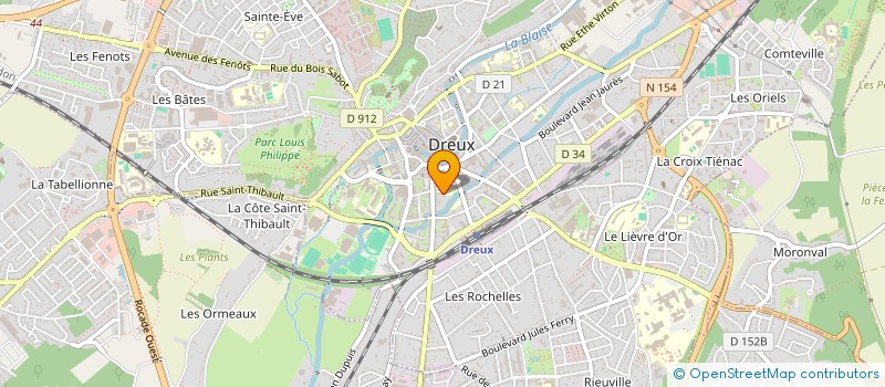 localisation de l'entreprise MADAME BRIGITTE BUREAU à DREUX