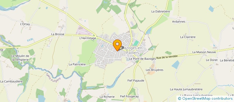 localisation de l'entreprise MADAME BRIGITTE BUTROT à BAZOGES-EN-PAILLERS