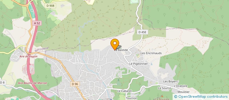 localisation de l'entreprise MADAME BRIGITTE CAGNOLI  LA BOUILLADISSE