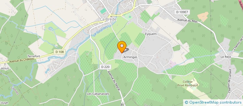 localisation de l'entreprise MADAME BRIGITTE CALLIOS  LA BREDE