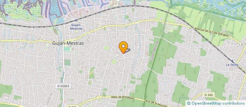 localisation de l'entreprise MADAME BRIGITTE CAMMAS  LA TESTE-DE-BUCH