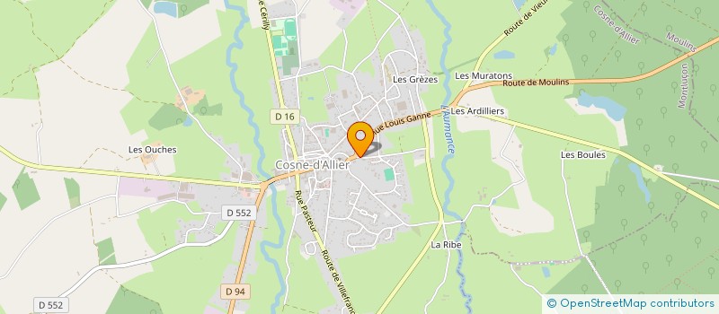 localisation de l'entreprise MADAME BRIGITTE CAMPO  COSNE-D'ALLIER