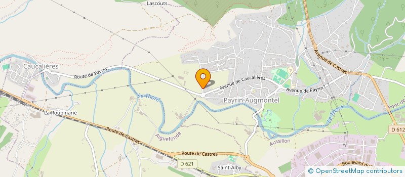 localisation de l'entreprise MADAME BRIGITTE CARAYOL  PAYRIN-AUGMONTEL