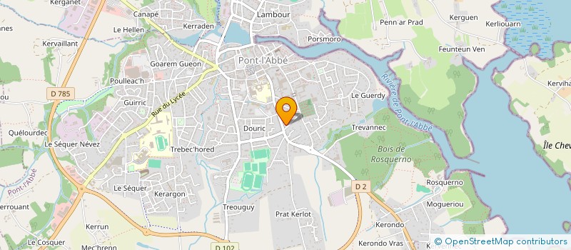 localisation de l'entreprise MADAME BRIGITTE CARUEL  PORT-EN-BESSIN-HUPPAIN