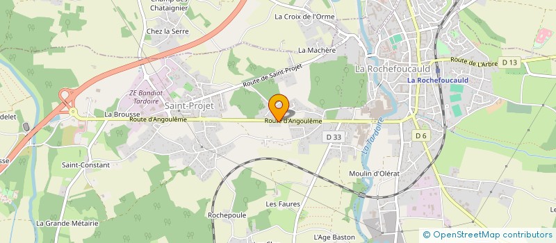 localisation de l'entreprise MADAME BRIGITTE CARVALHO DIAS  LA ROCHEFOUCAULD-EN-ANGOUMOIS