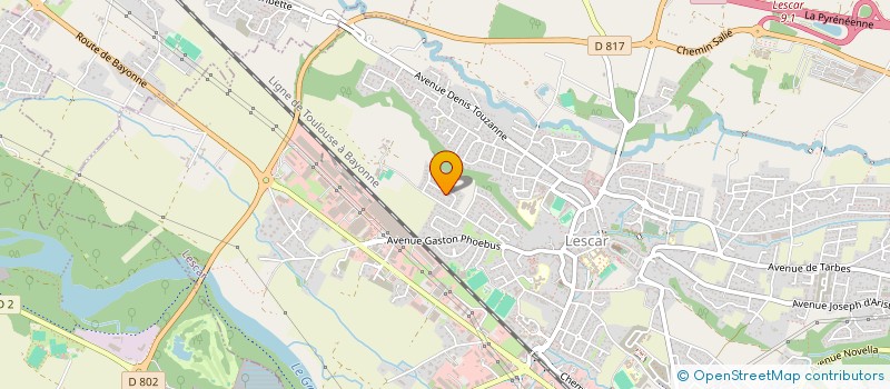 localisation de l'entreprise MADAME BRIGITTE CASASNOVAS  LESCAR