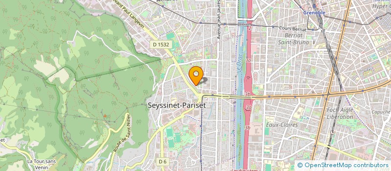 localisation de l'entreprise MADAME BRIGITTE CASSANELLI  SEYSSINET-PARISET