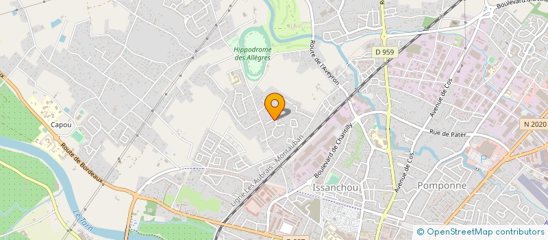 localisation de l'entreprise MADAME BRIGITTE CASSANG  MONTAUBAN