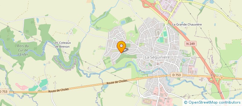 localisation de l'entreprise MADAME BRIGITTE CASTANHEIRA  LA SEGUINIERE