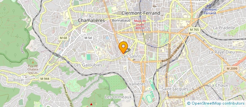 localisation de l'entreprise MADAME BRIGITTE CAVIME à CLERMONT-FERRAND
