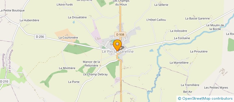 localisation de l'entreprise MADAME BRIGITTE CAYEUX à LE PIN-LA-GARENNE