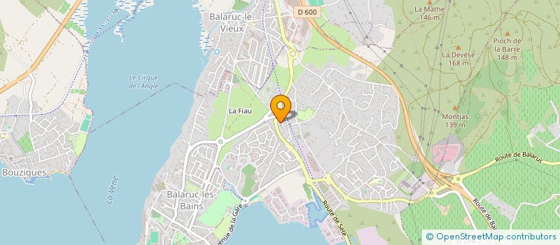 localisation de l'entreprise MADAME BRIGITTE CAZAMEA  BALARUC-LES-BAINS