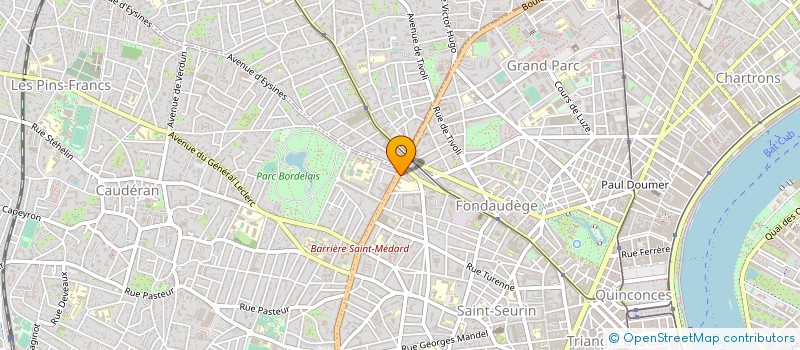 localisation de l'entreprise MADAME BRIGITTE CAZENAVE à BORDEAUX