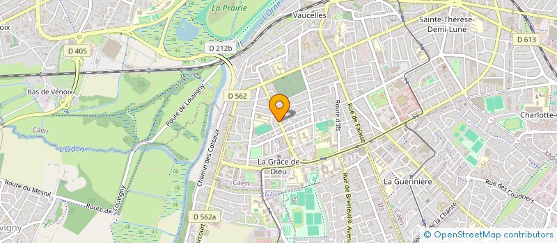 localisation de l'entreprise MADAME BRIGITTE CERE à CAEN