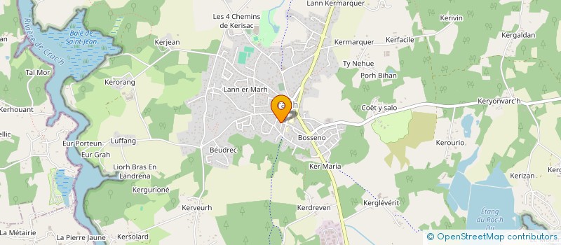 localisation de l'entreprise MADAME BRIGITTE CHAMPEAUX  CRACH